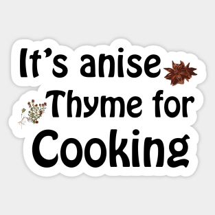 Its anise thyme for cooking Sticker